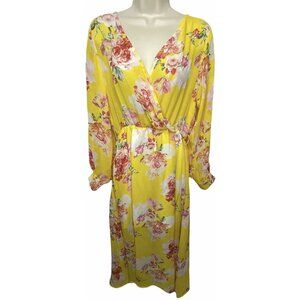 Ups & Downs Women’s Floral Print Flowy Dress L
